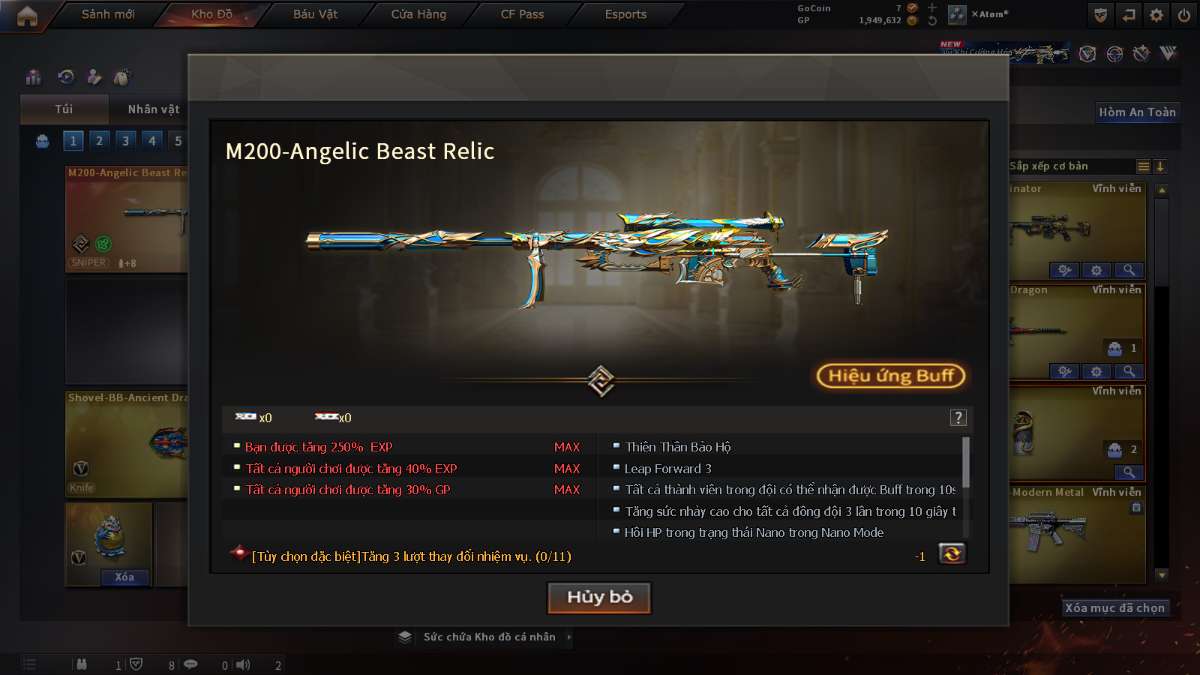 shop acc cf uy tin gia re